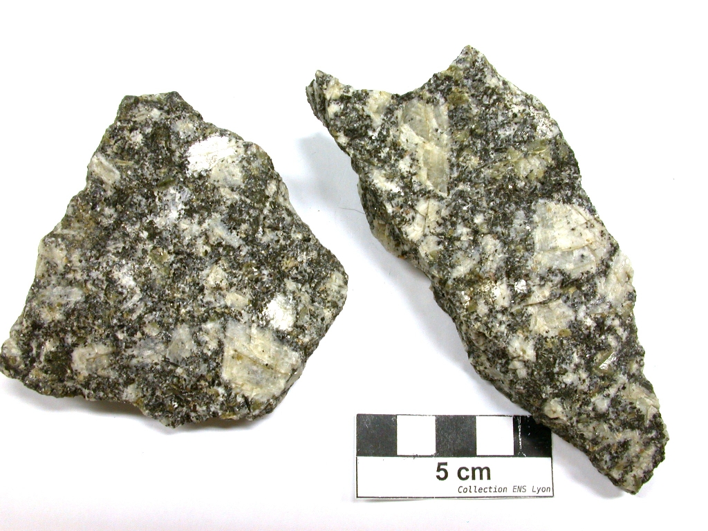 Granite Granite porphyroide à biotite et amphibole Vosges  Gerardmer Col de Grosse Pierre